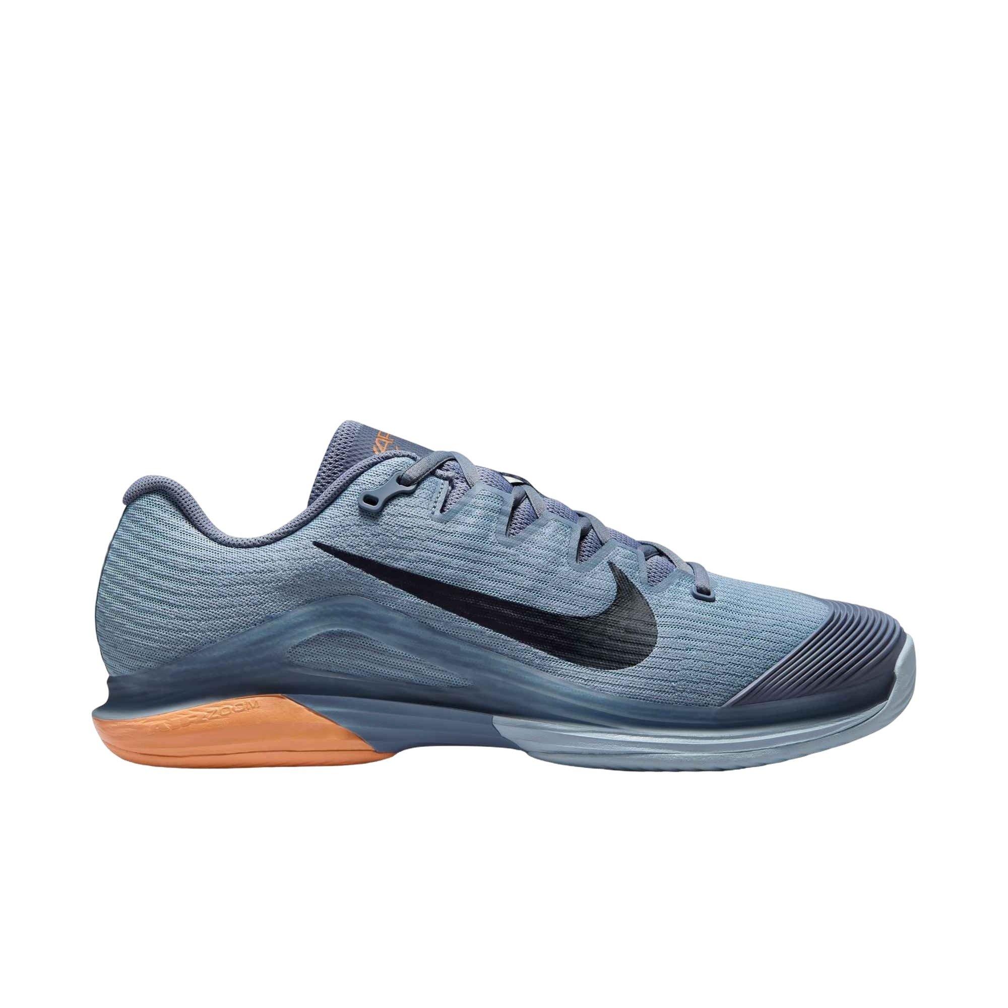 Nike Vapor 12 "Ashen Slate/Obsidian/Light Armory Blue" Men's HC Tennis Shoe